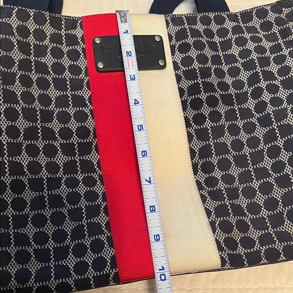 Kate Spade Blue, Red, and White Baby Henry Classic Noel 2 Diaper Bag Tote